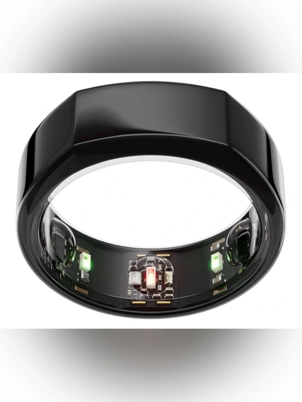 Oura Smart Ring 3 - Black health ring with Sensor LEDs - Size 11